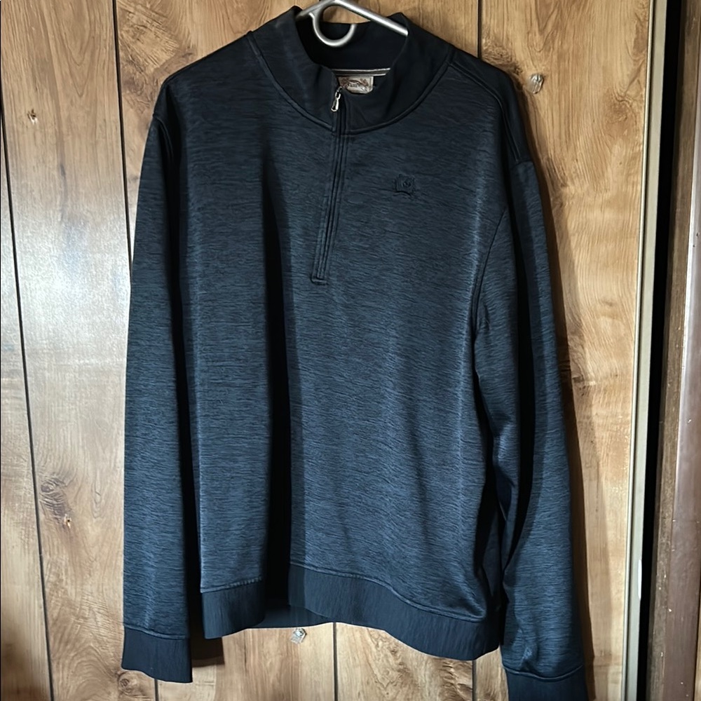 Men's Navy Half-Zip Sweater